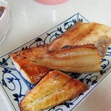 鯖ほっけにがり味醂漬け塩焼き